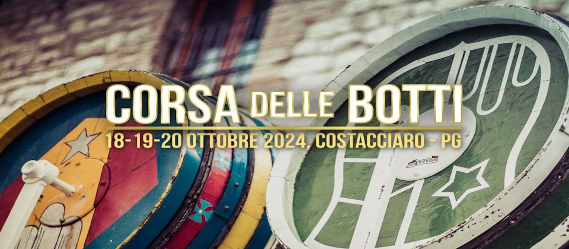 playbill corsa delle botti 2024 - costacciaro